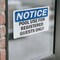 Signmission Pool Use For Registered Guests Only OSHA Notice Sign, Vinyl Decal, 5in W x 3.5in L, 2PK OS-2PACK-NS-D-35-L-17703 - alternate 2
